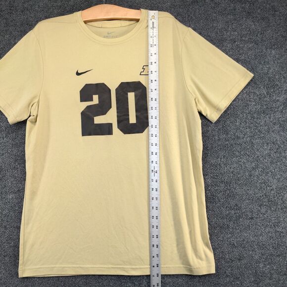 Nike Dri-Fit Men's Purdue Boilermaker #20 Franklin Graphic T-Shirt Tan Large - Picture 10 of 12